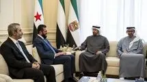 الشرع و بن زاید دیدار و گفت‌وگو کردند