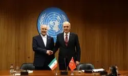 دیدار قالیباف و کورتولموش در ژنو؛ گفت‌وگو در حاشیه کنفرانس جهانی مجالس