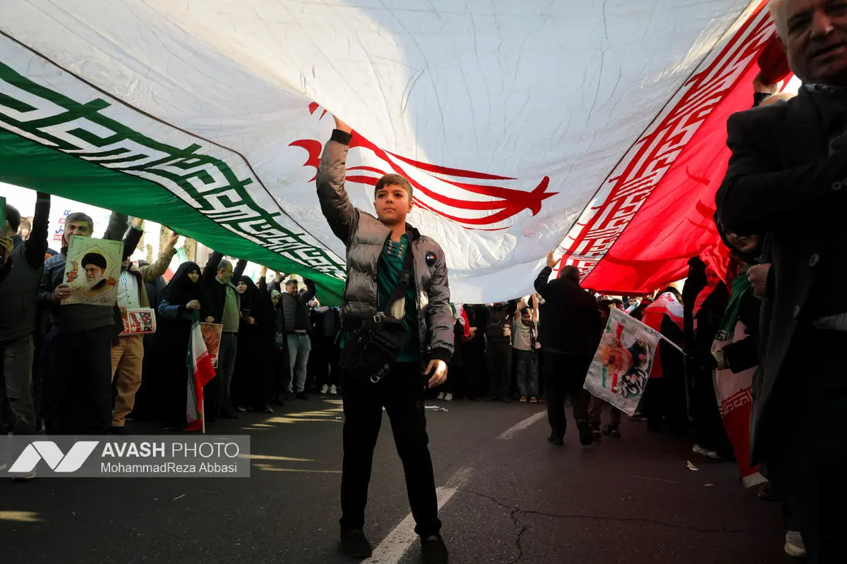 راهپیمایی محکومیت اقدامات تروریستی آمریکا و رژیم صهیونیستی علیه ملت ایران - تهران