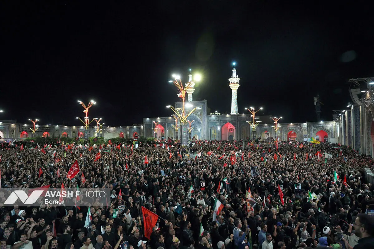 مراسم تشییع پیکر مطهر رهبر شهید انقلاب - مشهد