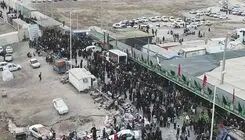  مرز تجاری چذابه همچنان بسته است؛ معطلی ۱۵ روزه کامیون‌ها در دوغارون