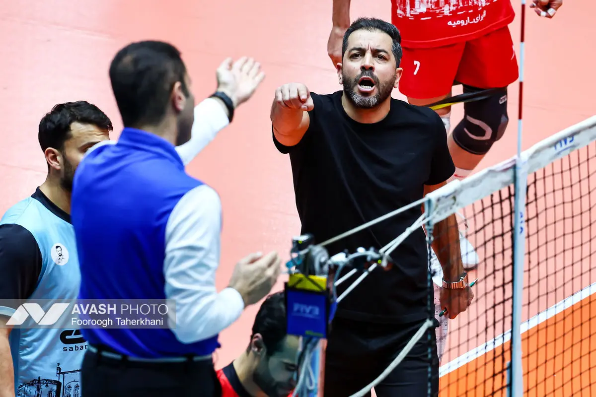 دیدار تیم های والیبال شهرداری ارومیه و سپاهان