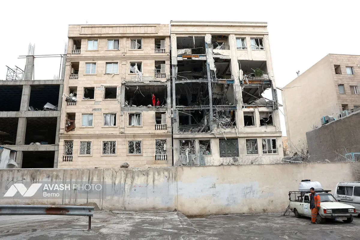 خسارات ناشی از تجاوز هوایی آمریکا و رژیم صهیونیستی به ایران - تهران