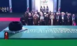  برگزاری مراسم وداع بارهبر شهید انقلاب با حضور دانشجویان سراسر کشور