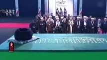  برگزاری مراسم وداع بارهبر شهید انقلاب با حضور دانشجویان سراسر کشور