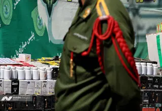 نمایشگاه  کشفیات و توقیفات موادمخدر توسط پلیس تهران