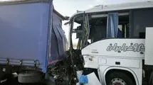 یک فوتی و ۲۶ مصدوم  درتصادف مرگبار اتوبوس تهران – شاهرود