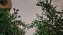 طوفان تندری باز هم در راه تهران