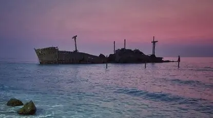 عکس/ نمایی کامل از کشتی یونانی کیش ۶۰ سال پیش وقتی سالم بود