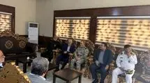 وزیر دفاع وارد آبادان شد