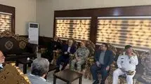 وزیر دفاع وارد آبادان شد
