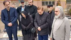 مزار هنرمندان موسیقی در اولین روز فجر چهل و یکم گلباران شد