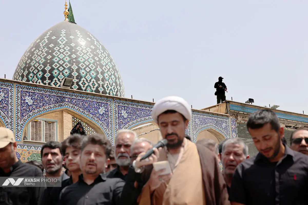 تشییع پیکر شهید حملات رژیم صهیونیستی در امام‌زاده حسن تهران