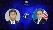 گفت‌وگوی تلفنی وزرای امور خارجه جمهوری اسلامی ایران و ژاپن‌