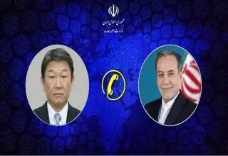 گفت‌وگوی تلفنی وزرای امور خارجه جمهوری اسلامی ایران و ژاپن‌