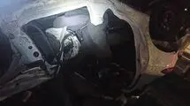 تصادف شبانه پژو ۲۰۶ در بزرگراه حکیم جان دو جوان را گرفت!