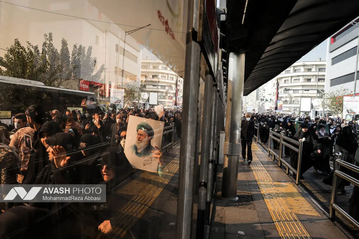 مراسم تشییع پیکرهای ۱۰۰ شهید گمنام - تهران