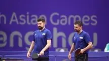صعود ملی‌پوشان مرد پینگ‌پنگ ایران در رنکینگ جهانی
