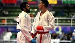 مرتضی نعمتی حریف قدرتمند عربستانی را شکست داد و به نیمه نهایی رسید