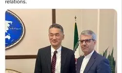 دیدار سخنگوی وزارت خارجه با سفیر ژاپن در تهران