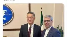 دیدار سخنگوی وزارت خارجه با سفیر ژاپن در تهران