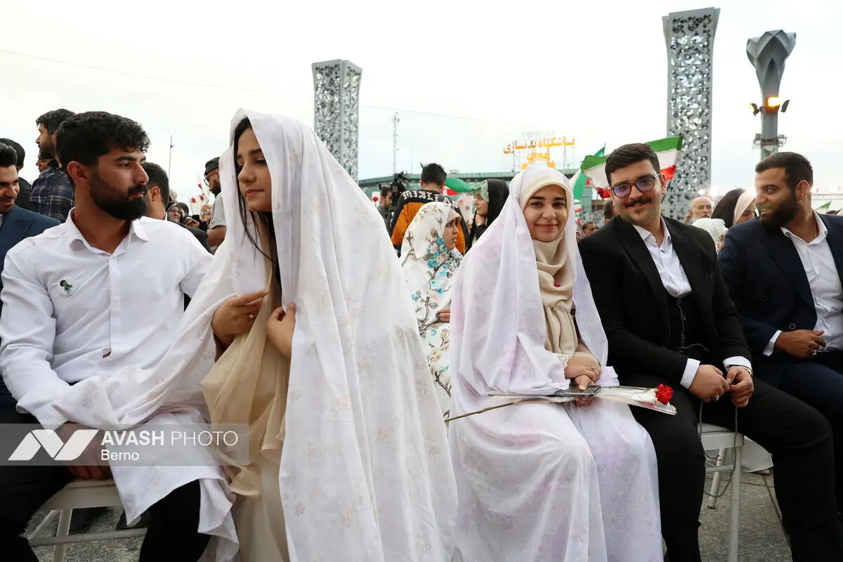 جشن پیوند آسمانی زوج‌های جان‌فدای ایران