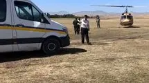 انتقال هوایی بیمار سکته مغزی از ورزقان به تبریز