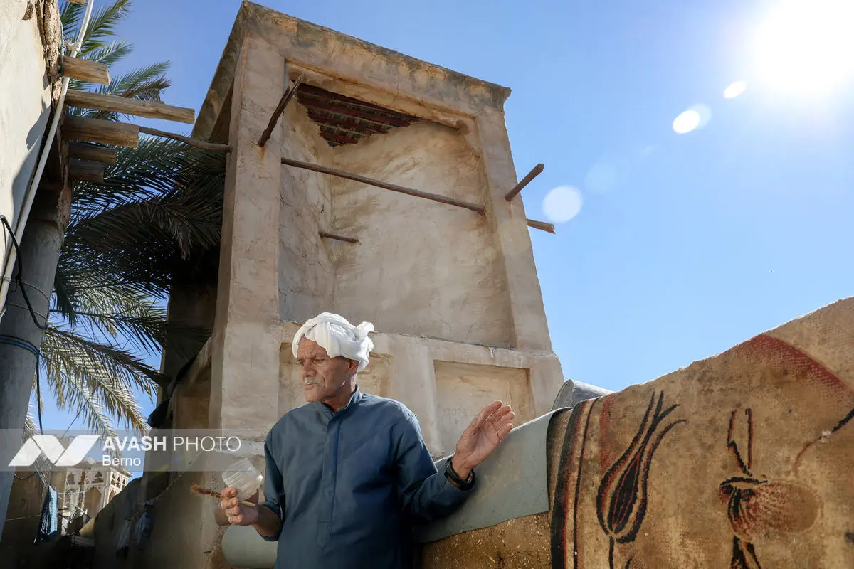 لافت، شهر بادگیرها بعد از بارندگی های اخیر