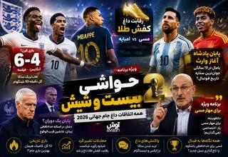 بیست و شیش/ دنیا روی دور تند فوتبال...