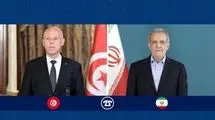 تماس تلفنی مسعود پزشکیان با رئیس جمهور تونس 