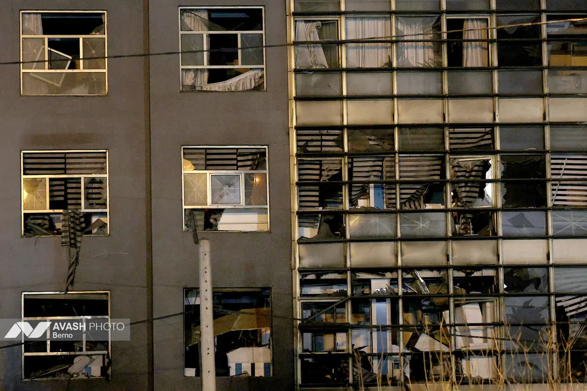 حمله موشکی آمریکایی - صهیونیستی به مناطقی از شمال تهران