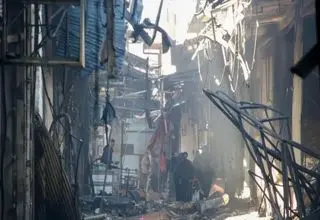 بیش از ۵۰۰ واحد تجاری و مغازه در بازار رشت سوختند