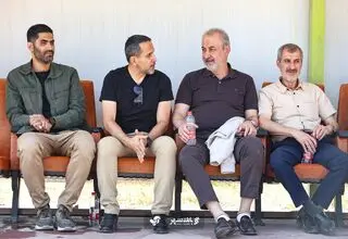 تنها حامی هاشمیان در تمرین پرسپولیس