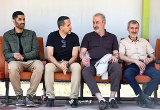 تنها حامی هاشمیان در تمرین پرسپولیس