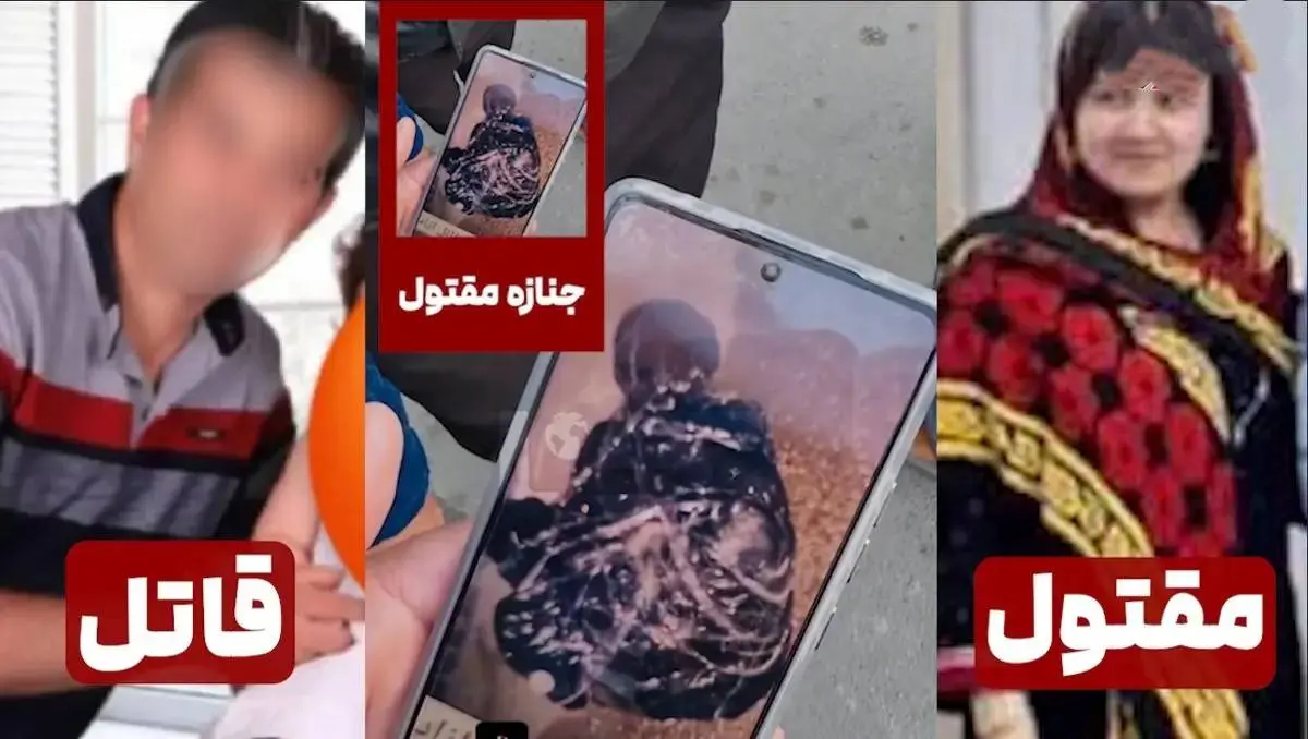 فیلم بازسازی صحنه قتل زن جوان گنبد کاووسی 