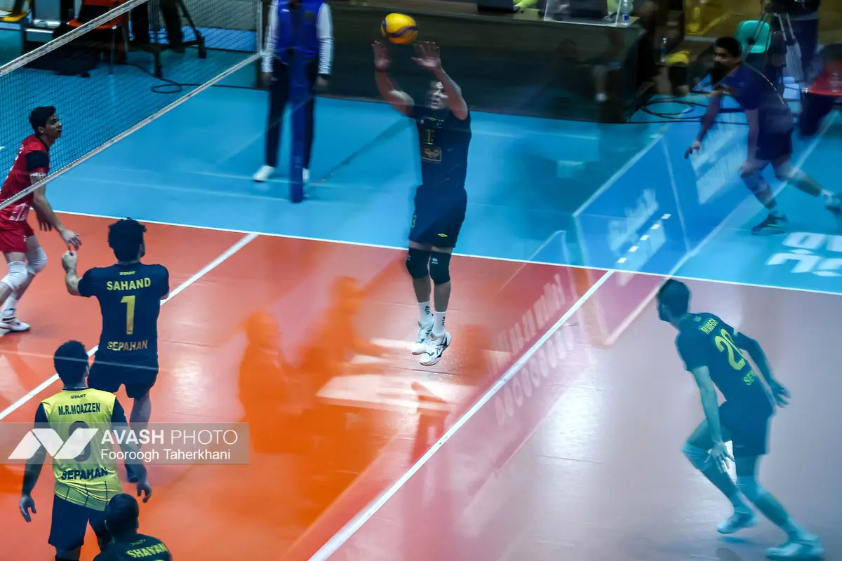 دیدار تیم های والیبال شهرداری ارومیه و سپاهان