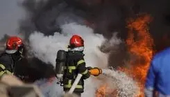 آتش‌سوزی مسجد کرکرودسر نوشهر بدون تلفات مهار شد