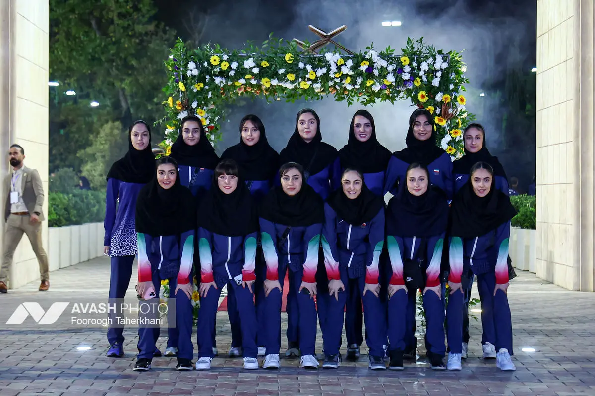 مراسم بدرقه کاروان های ورزشی اعزامی به بازیهای کشورهای اسلامی ریاض و بازیهای آسیایی جوانان بحرین
