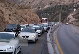 ترافیک سنگین در محورهای شمالی کشور