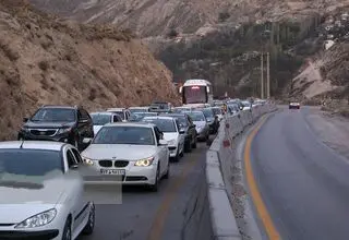 ترافیک سنگین در محورهای شمالی کشور