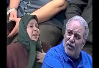 چهره غمگین مازیار لرستانی برای محمد کاسبی که در سریال سه در چهار هم بازی بودند+ویدیو