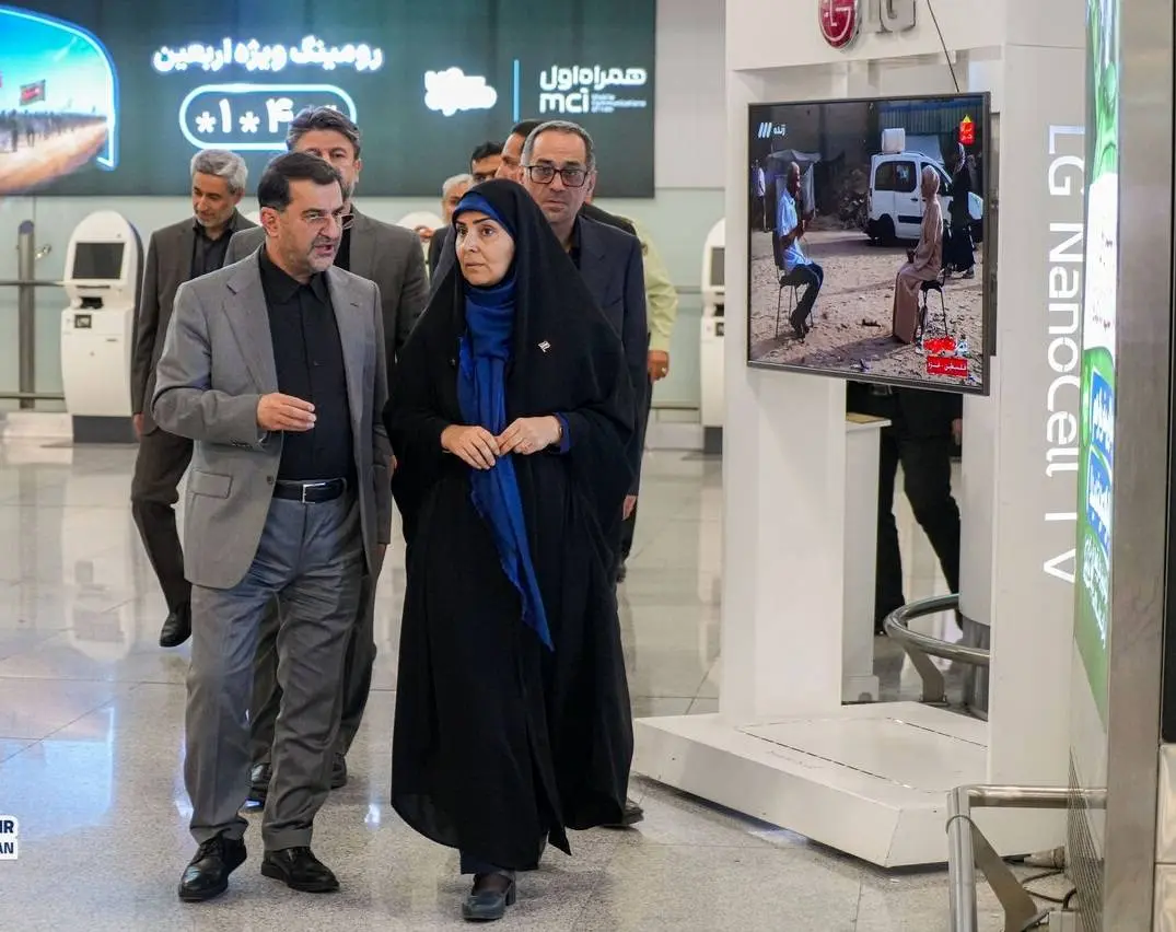 بازدید وزیر راه و شهرسازی از ترمینال سلام فرودگاه بینالمللی امام خمینی