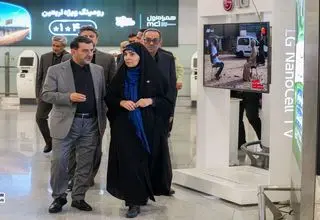بازدید وزیر راه و شهرسازی از ترمینال سلام فرودگاه بین‌المللی امام خمینی