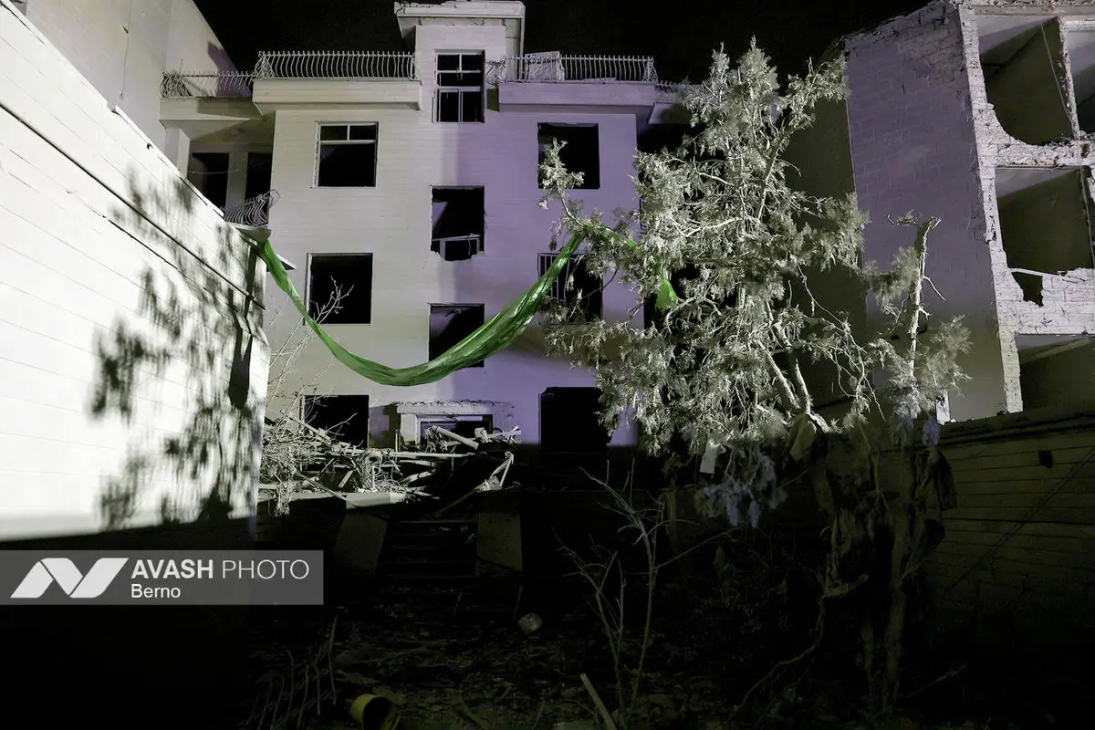 حمله موشکی آمریکایی - صهیونیستی به چند ساختمان مسکونی - تهران