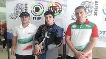 تیراندازی کاپ آسیا؛ طهماسبی به مدال برنز جوانان رسید