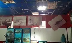 حمله دشمن به کاخ موزه بندر انزلی + عکس 