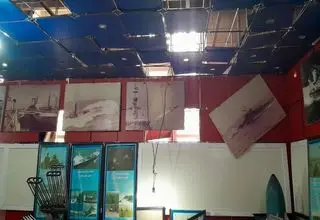 حمله دشمن به کاخ موزه بندر انزلی + عکس 