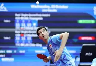 ستاره تنیس روی میز ایران در قطر کولاک کرد 