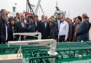 رئیس‌ جمهور از شرکت صنعتی دریایی ایران بازدید کرد