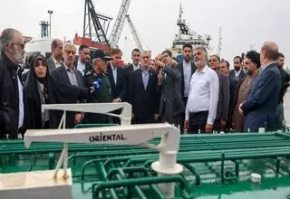رئیس‌ جمهور از شرکت صنعتی دریایی ایران بازدید کرد